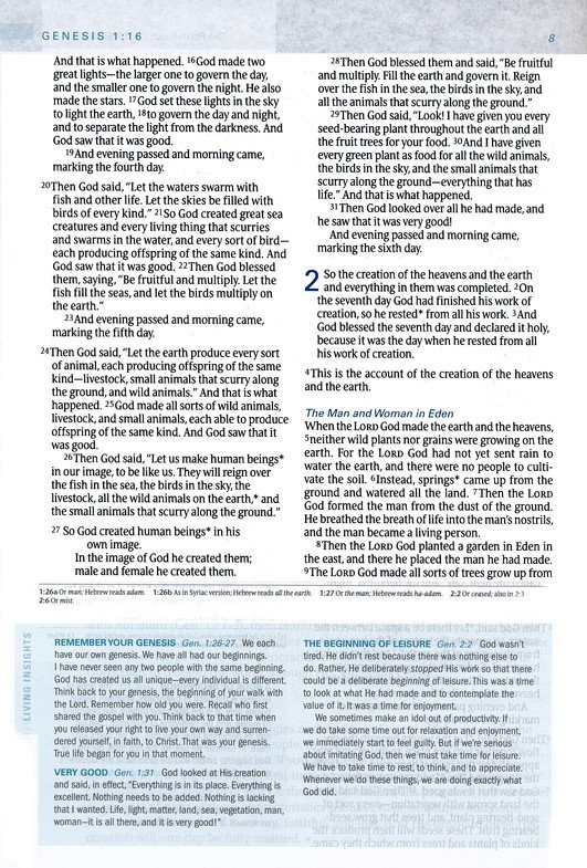 Tyndale NLT The Swindoll Study Bible (LeatherLike, Black) - Image 5