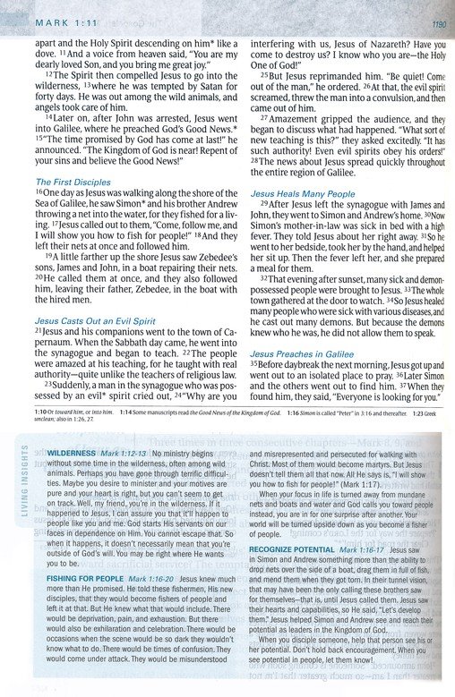 Tyndale NLT The Swindoll Study Bible (LeatherLike, Black) - Image 8