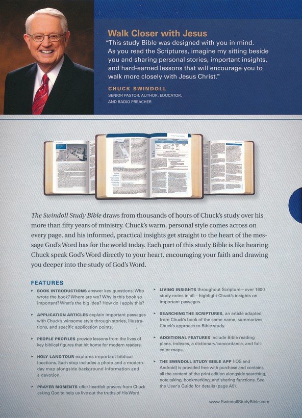 Tyndale NLT The Swindoll Study Bible (LeatherLike, Black) - Image 12