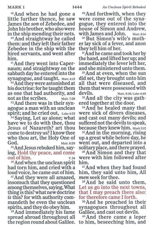 KJV Super Giant-Print Reference Bible--soft leather-look, burgundy - Image 7