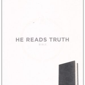 CSB He Reads Truth Bible--LeatherTouch, smoke (indexed)