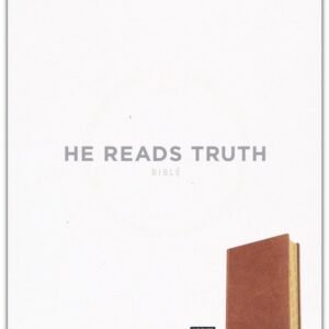 CSB He Reads Truth Bible--LeatherTouch, saddle (indexed)