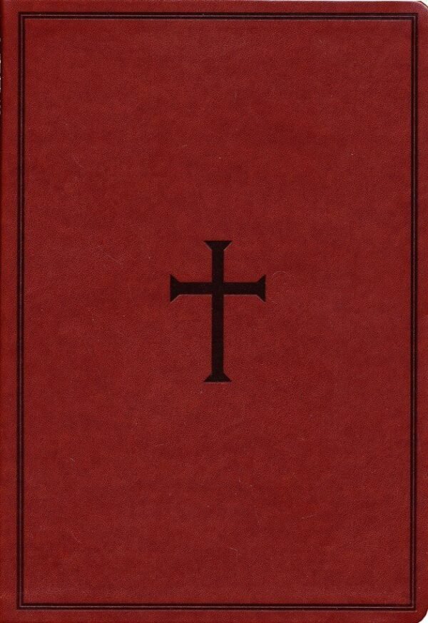 KJV Super Giant-Print Reference Bible--soft leather-look, brown - Image 2