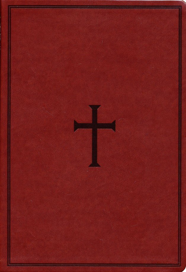 KJV Super Giant-Print Reference Bible--soft leather-look, brown - Image 2