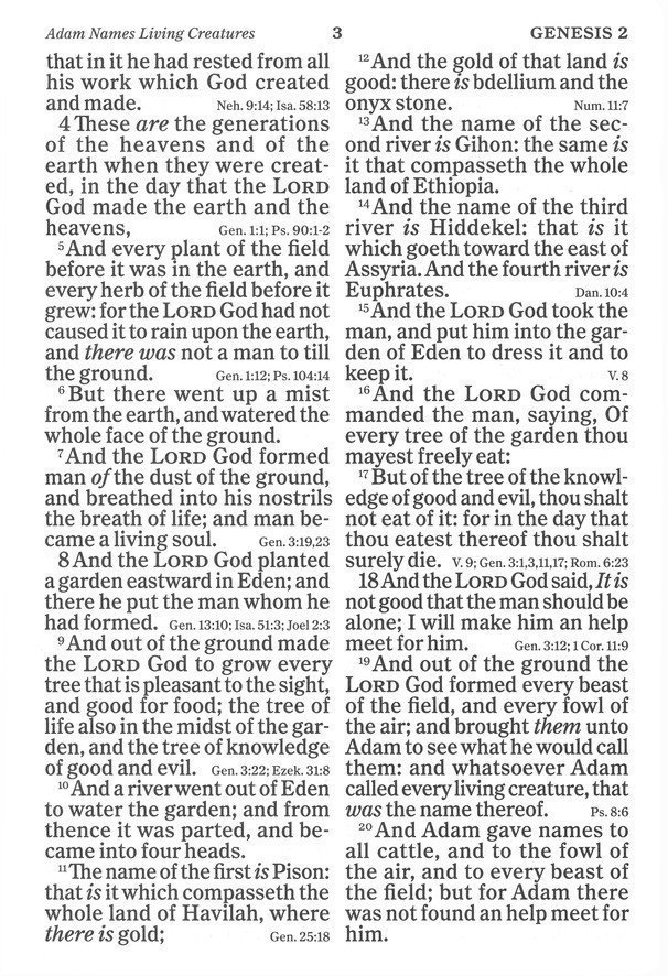 KJV Super Giant-Print Reference Bible--soft leather-look, brown - Image 5