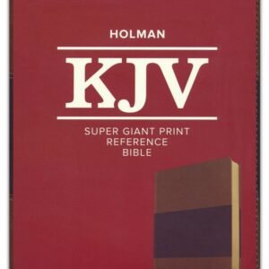 The KJV Super Giant Print Reference Bible,Soft leather-look, Saddle/Brown