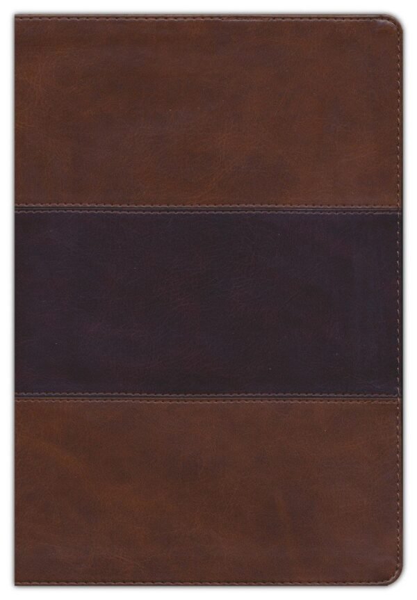 The KJV Super Giant Print Reference Bible,Soft leather-look, Saddle/Brown - Image 2
