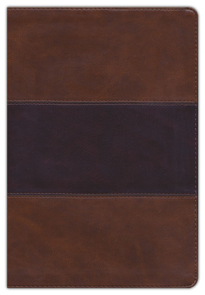 The KJV Super Giant Print Reference Bible,Soft leather-look, Saddle/Brown - Image 2