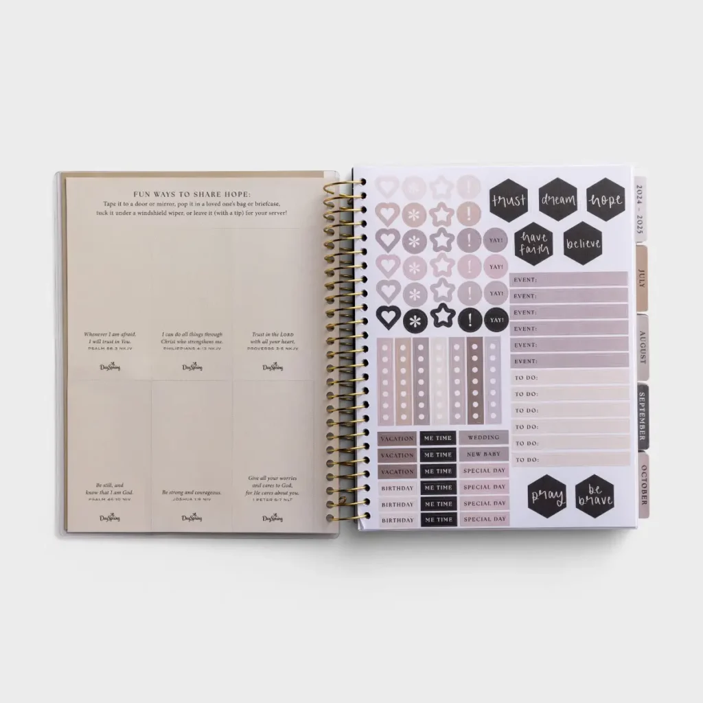 Dream Plan Do - 2024-2025 18-Month Inspirational Agenda Planner (July 2024 - December 2025)