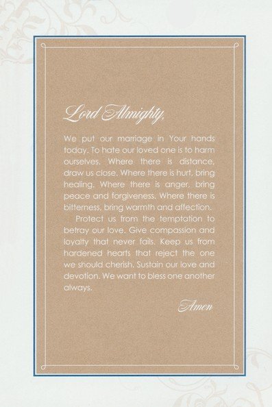 Gift Book 101 Prayers for Mr. & Mrs. Faux Leather - Image 5