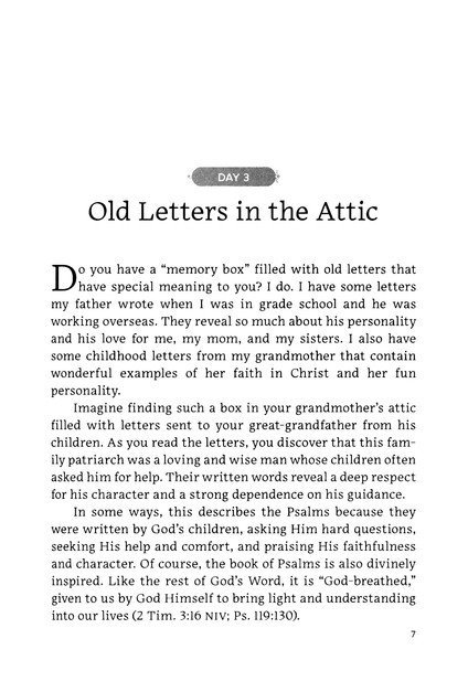 Wisdom for Life Devotional: 100 One-Minute Reflections from Psalms and Proverbs - Image 6